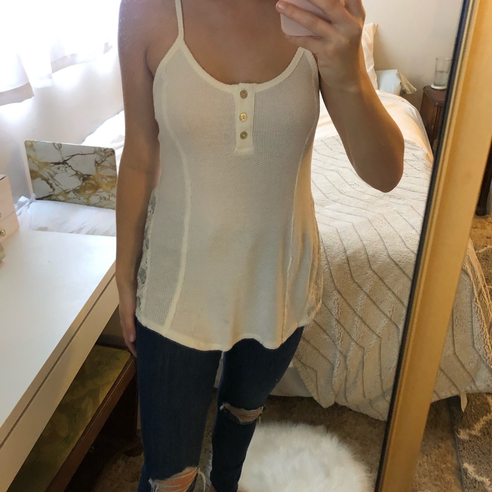 Pacsun Tank Top with Lace Detailing